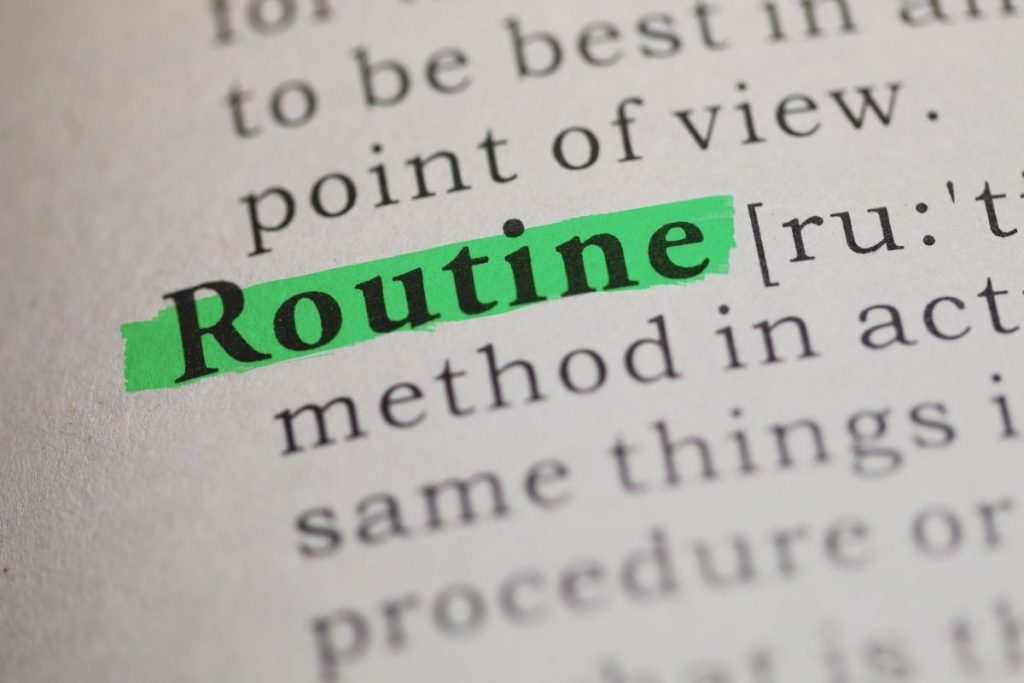 financiele routine financiele routine